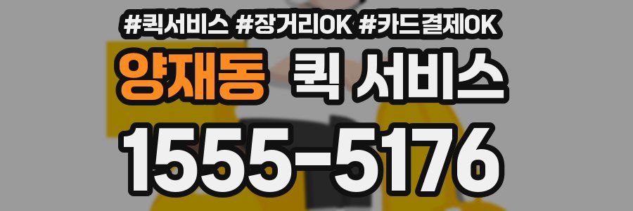 양재동 퀵 서비스