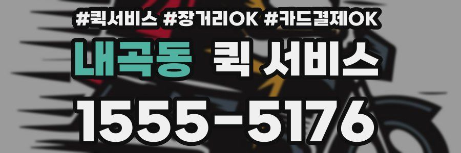 내곡동 퀵 서비스