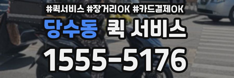 당수동 퀵 서비스