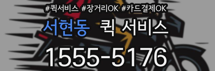 서현동 퀵 서비스