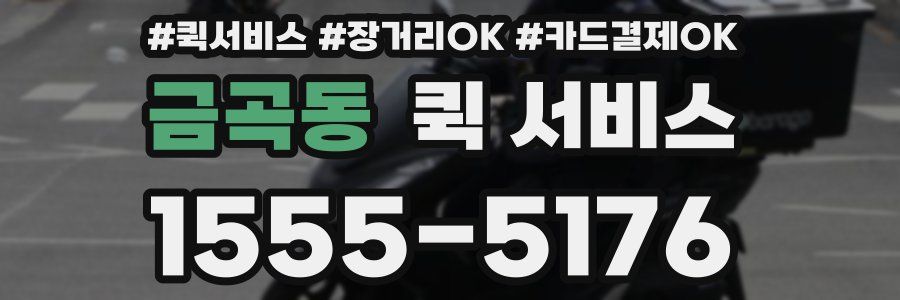 금곡동 퀵 서비스
