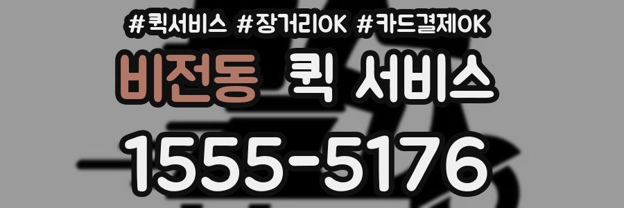 비전동 퀵 서비스