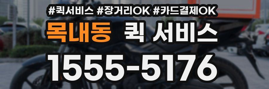 목내동 퀵 서비스