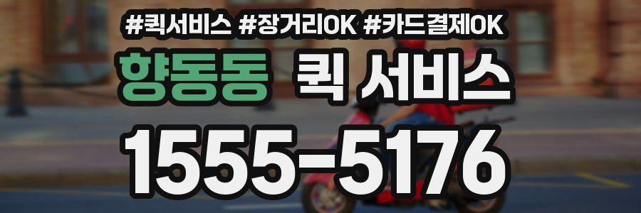 향동동 퀵 서비스