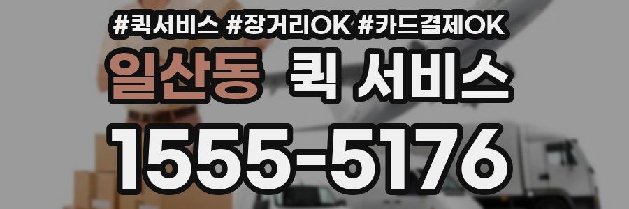 일산동 퀵 서비스