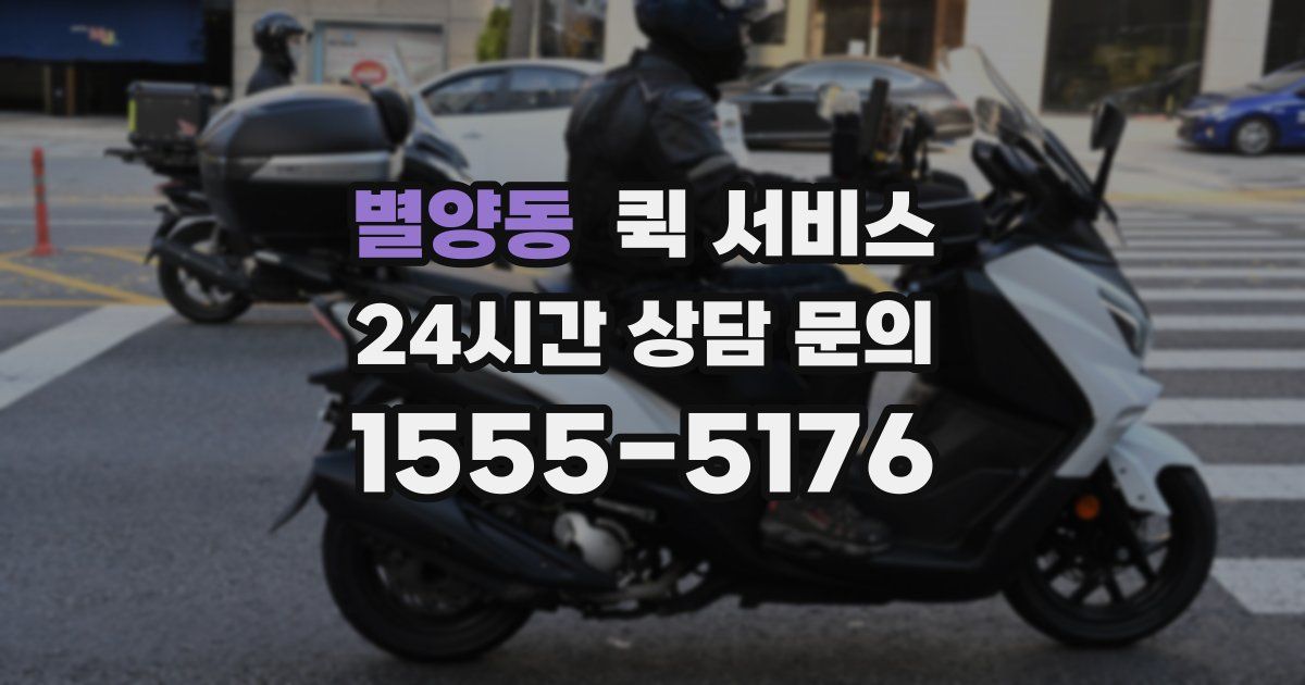 별양동 퀵 서비스