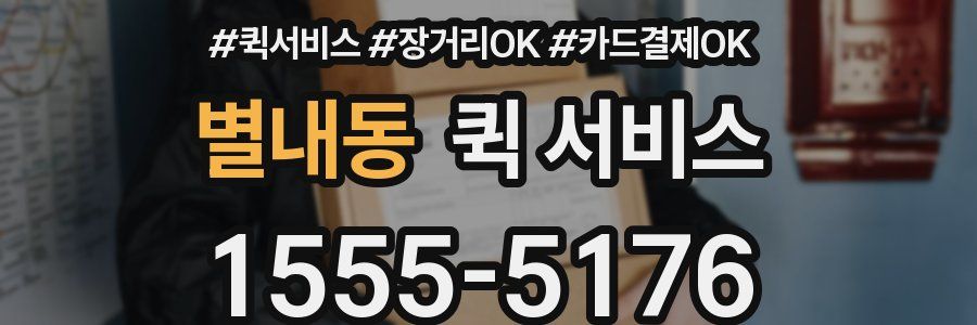 별내동 퀵 서비스