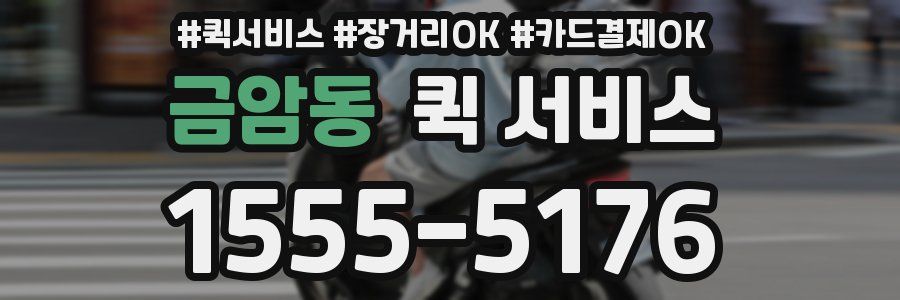 금암동 퀵 서비스