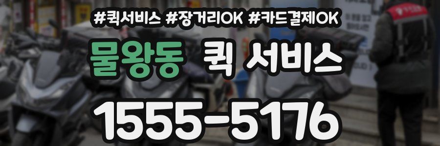 물왕동 퀵 서비스
