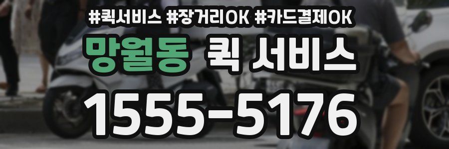 망월동 퀵 서비스