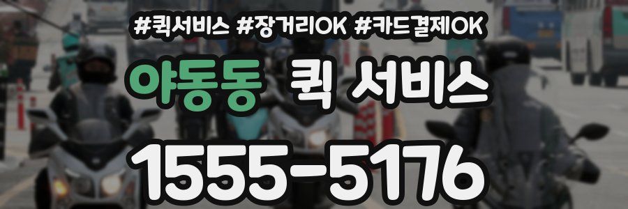 야동동 퀵 서비스