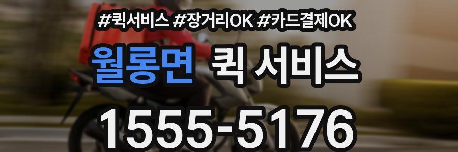 월롱면 퀵 서비스