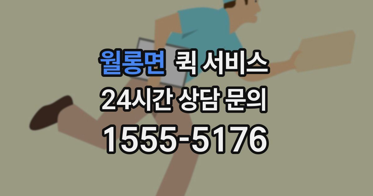 월롱면 퀵 서비스