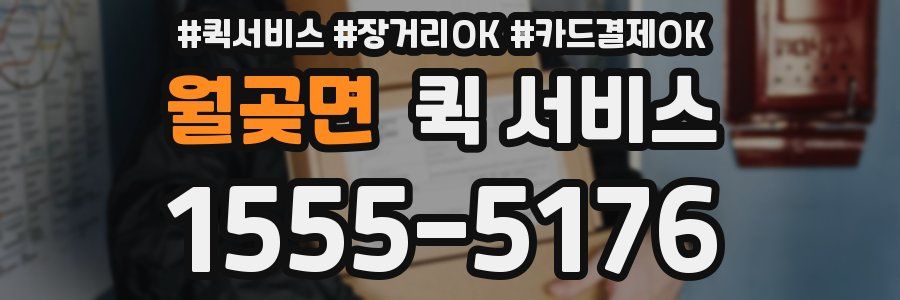 월곶면 퀵 서비스