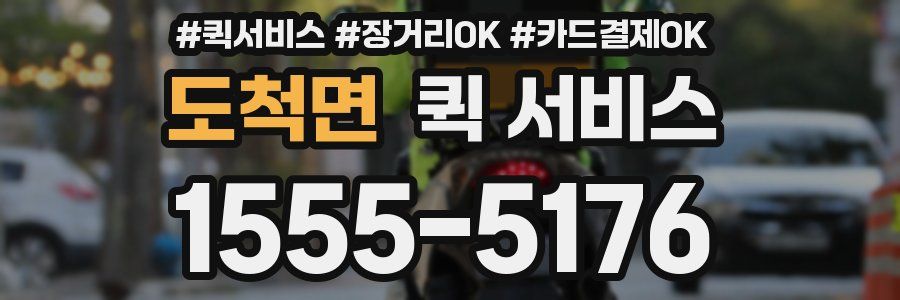 도척면 퀵 서비스