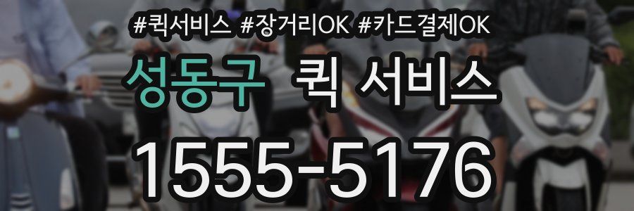 성동구 퀵 서비스