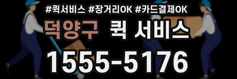 덕양구 퀵 서비스