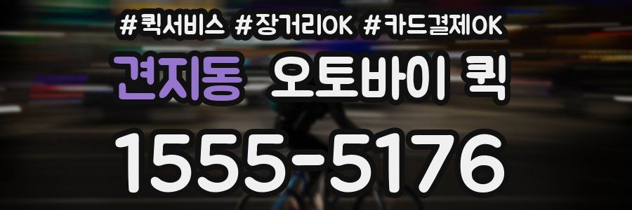 견지동 오토바이 퀵