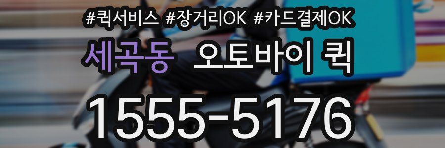 세곡동 오토바이 퀵