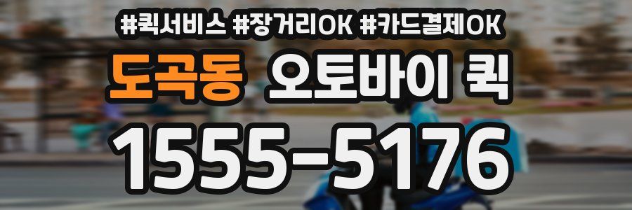 도곡동 오토바이 퀵
