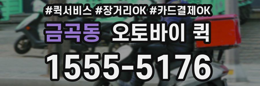 금곡동 오토바이 퀵