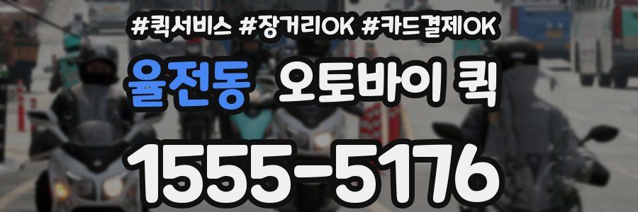 율전동 오토바이 퀵