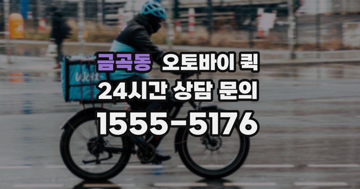 금곡동 오토바이 퀵