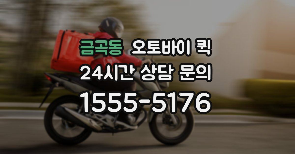 금곡동 오토바이 퀵