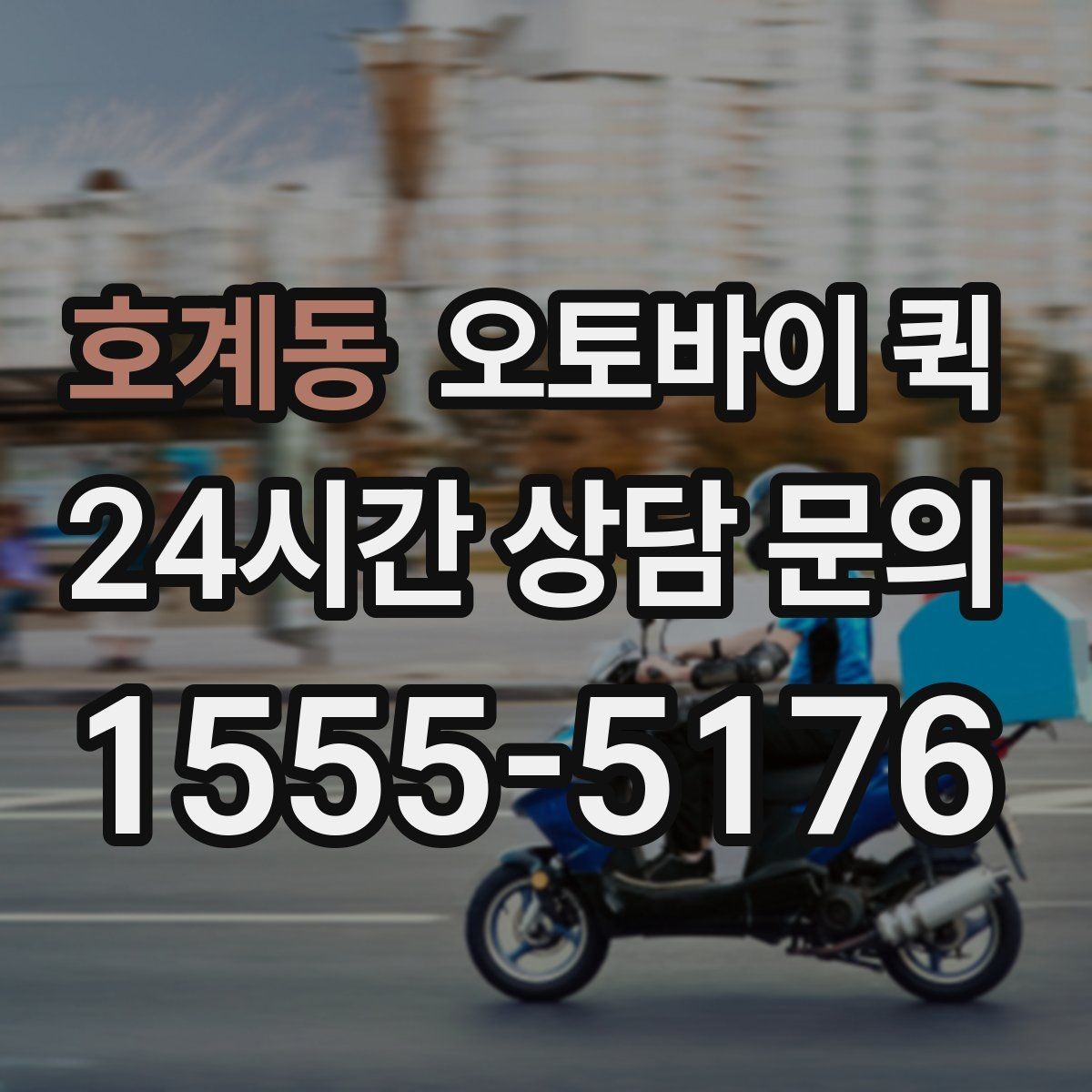 호계동 오토바이 퀵 부를 때 확인할 사항
