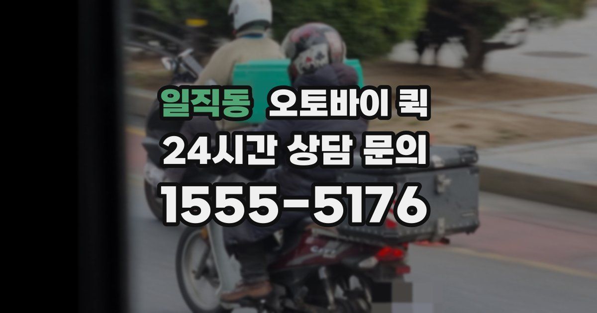 일직동 오토바이 퀵