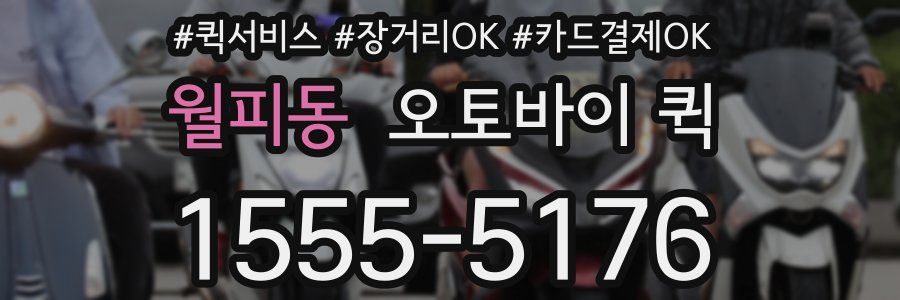 월피동 오토바이 퀵