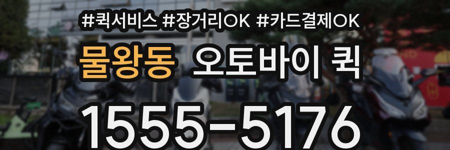 물왕동 오토바이 퀵