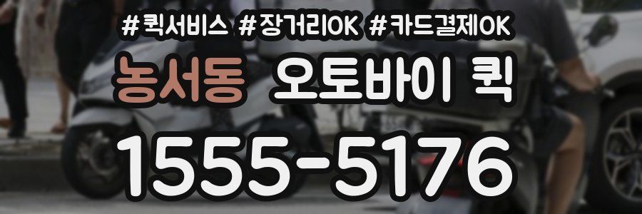 농서동 오토바이 퀵