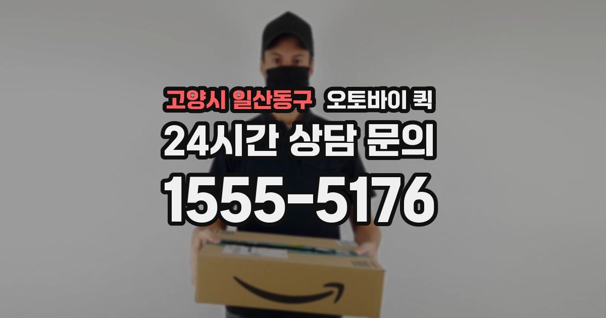 고양시 일산동구 오토바이 퀵