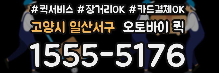 고양시 일산서구 오토바이 퀵