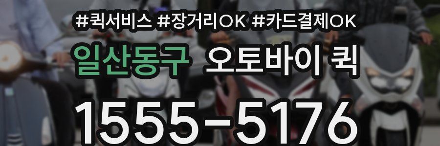 일산동구 오토바이 퀵