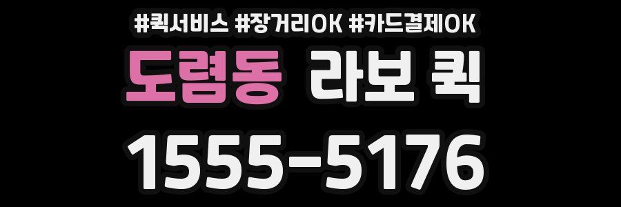 도렴동 라보 퀵