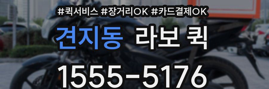 견지동 라보 퀵