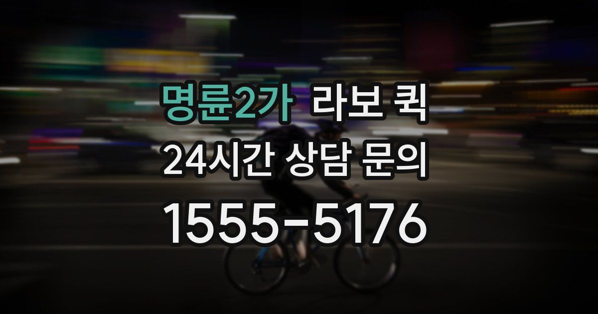 명륜2가 라보 퀵