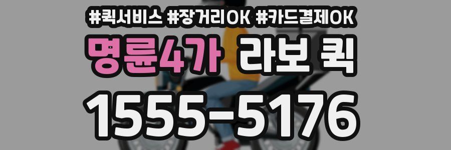 명륜4가 라보 퀵