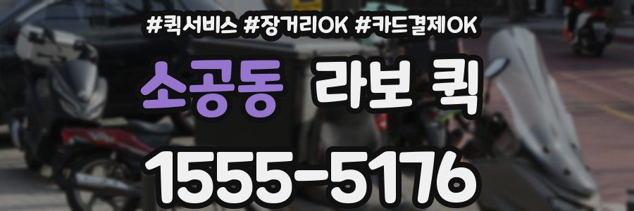 소공동 라보 퀵