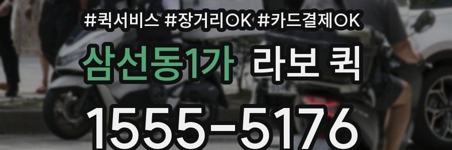 삼선동1가 라보 퀵