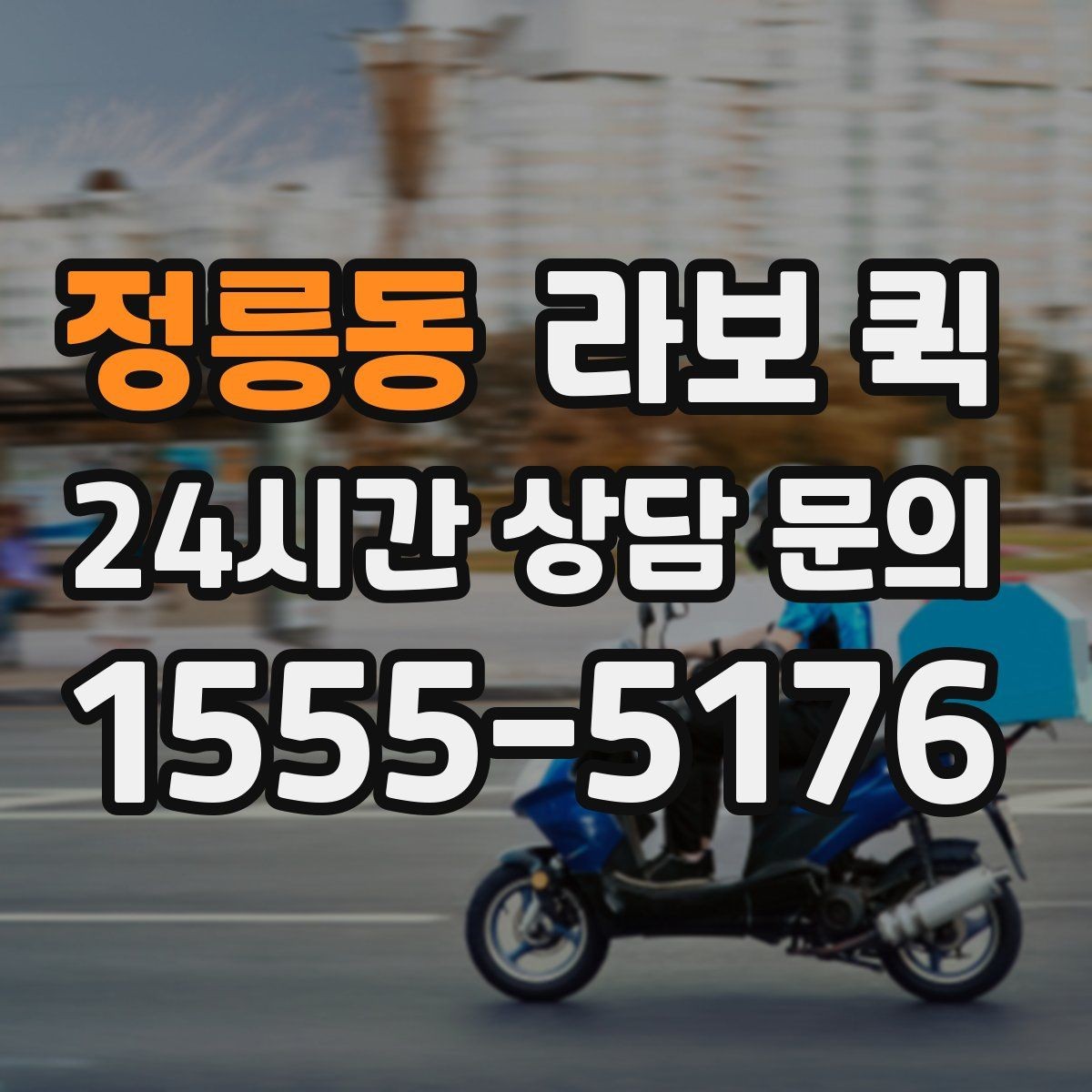정릉동 라보 퀵 운송 품목에 따른 선택 기준