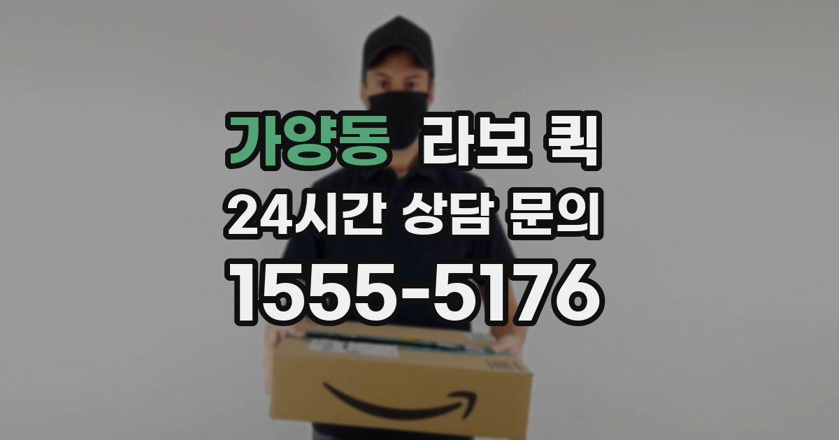 가양동 라보 퀵