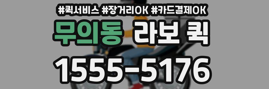 무의동 라보 퀵