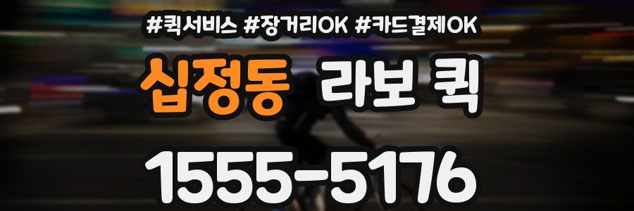 십정동 라보 퀵
