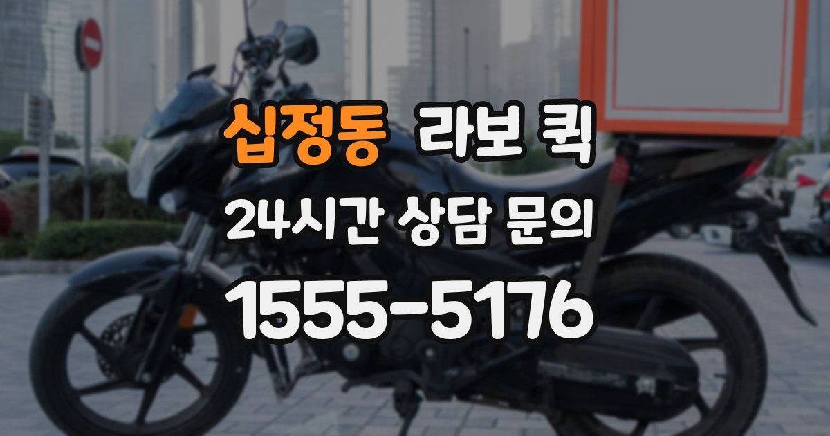 십정동 라보 퀵
