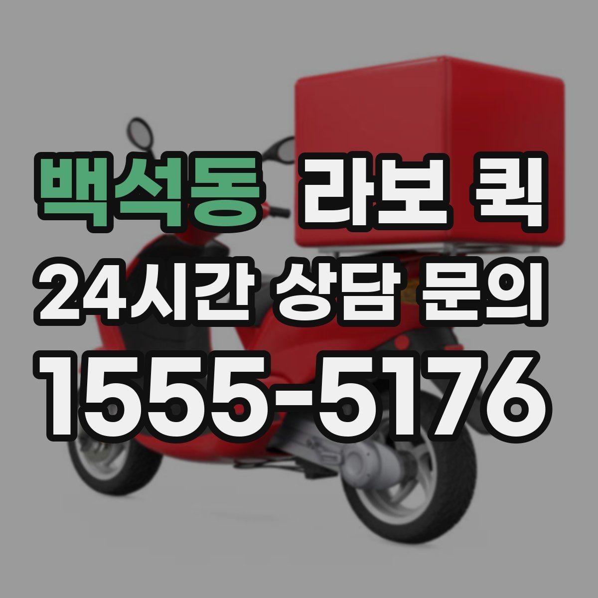 백석동 라보 퀵 운송 품목에 따른 선택 기준