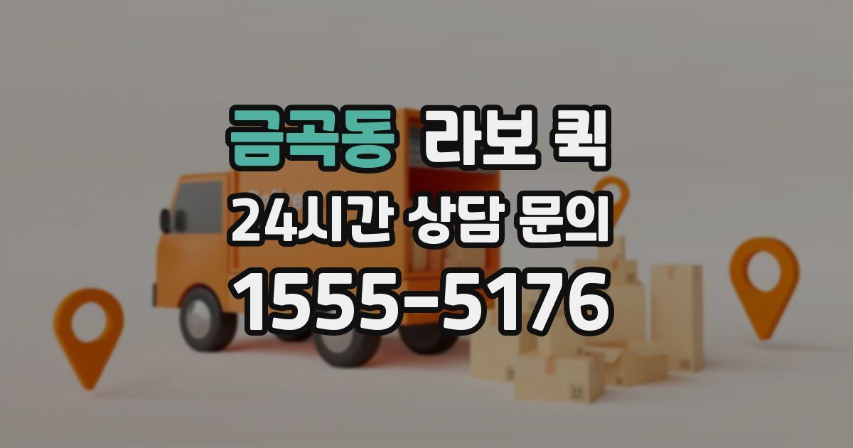 금곡동 라보 퀵