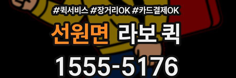 선원면 라보 퀵